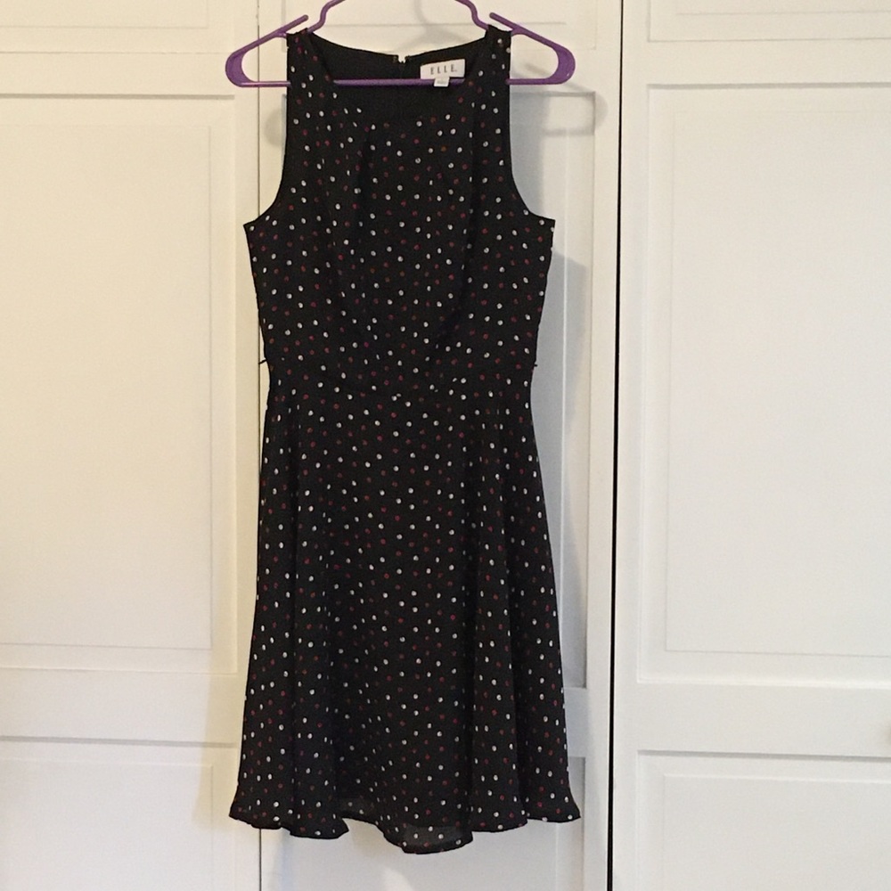 Elle polka dot dress, size small
